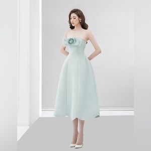 MINT COUNTESS STRAPLESS MIDI DRESS Size S